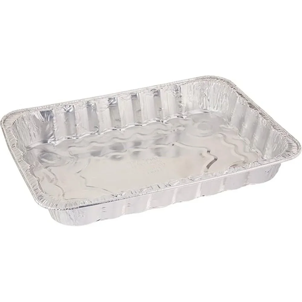 Hani-Foil With Snap On Lid Aluminum Foil Pan 13.5 x 9.6 x 2.75 Inch NEW